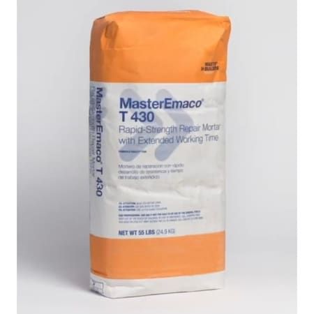 Sika SikaEmaco 430 Rapid-Strength Repair Mortar with Extended Working Time 55LB Bag 815055